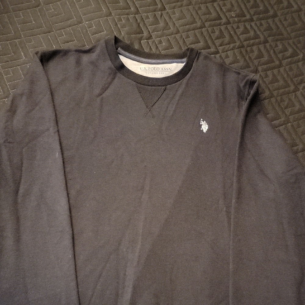 U.S. Polo Assn. Men's Charcoal Crewneck Sweater